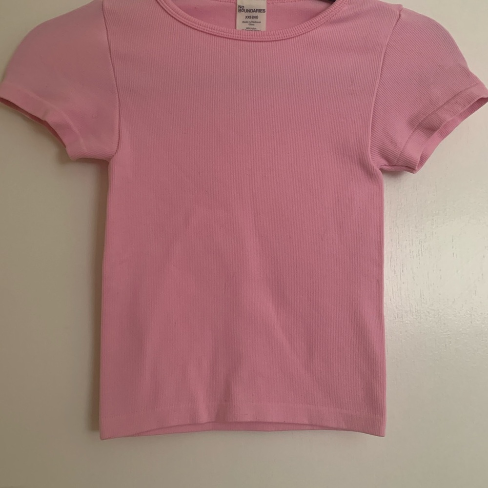 No Boundaries Soft Pink Short Sleeve Tee